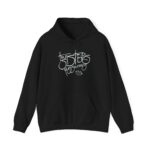 Twisted Sisters Glassworks Hoodie – Black Script Logo Pullover