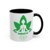Coffee Mug — "Namast'ay Home and Get High" Yoga Cannabis Accent Mug