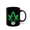 Namastay Home and Get High Mug | Black Cannabis Yoga Coffee & Tea Cup