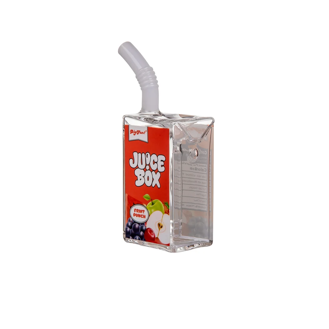 BIGFUN Juice Box Bubbler Fruit Punch side view