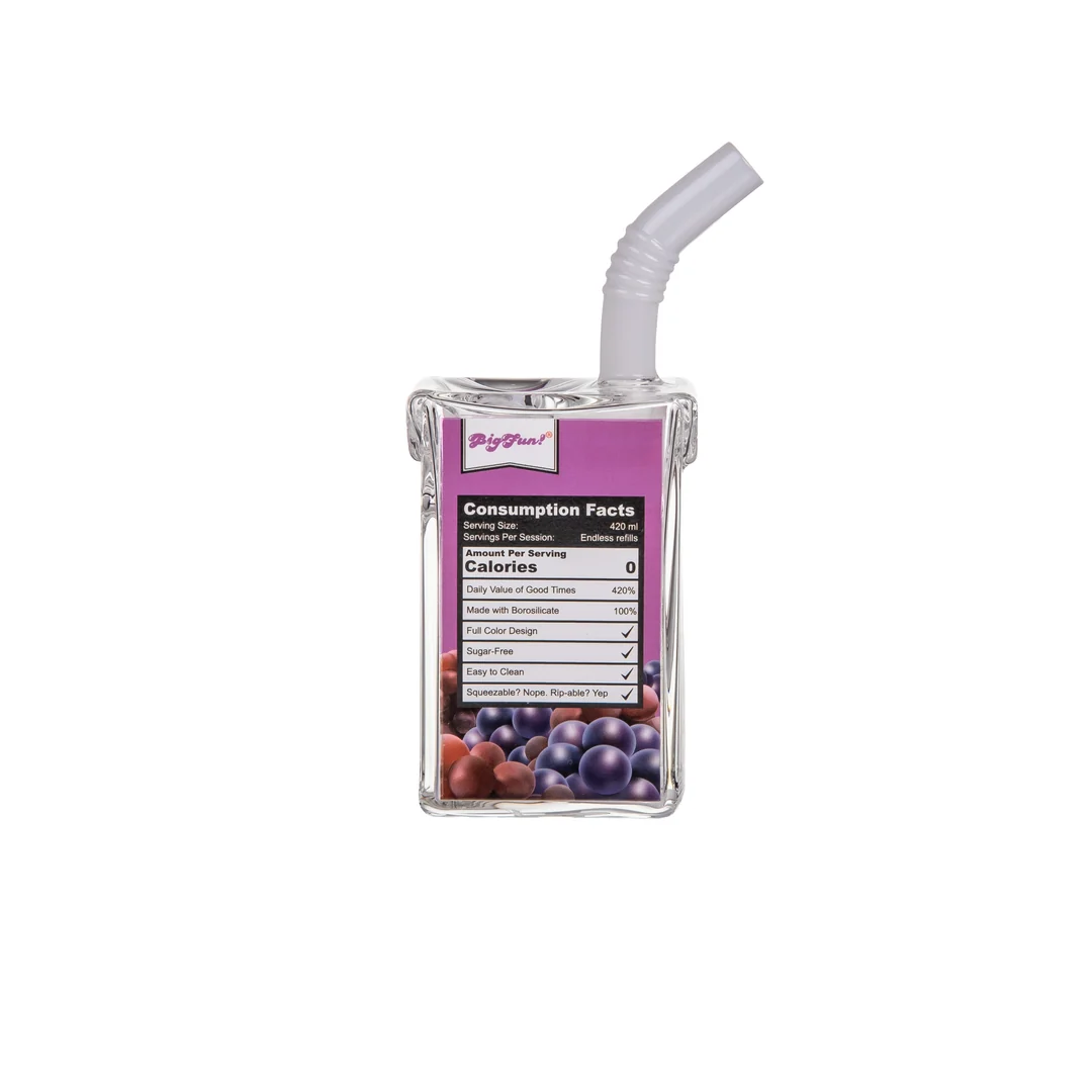 BIGFUN Juice Box Bubbler Grape detail